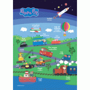จิ๊กซอว์ Peppa Pig 40 ชิ้น ลายเป๊ปป้าท่องโลกแสนสนุก
